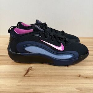 Nike IsoFly Basketball sneakers Youth 7Y Womens 8.5 Black Midnight Navy Pink